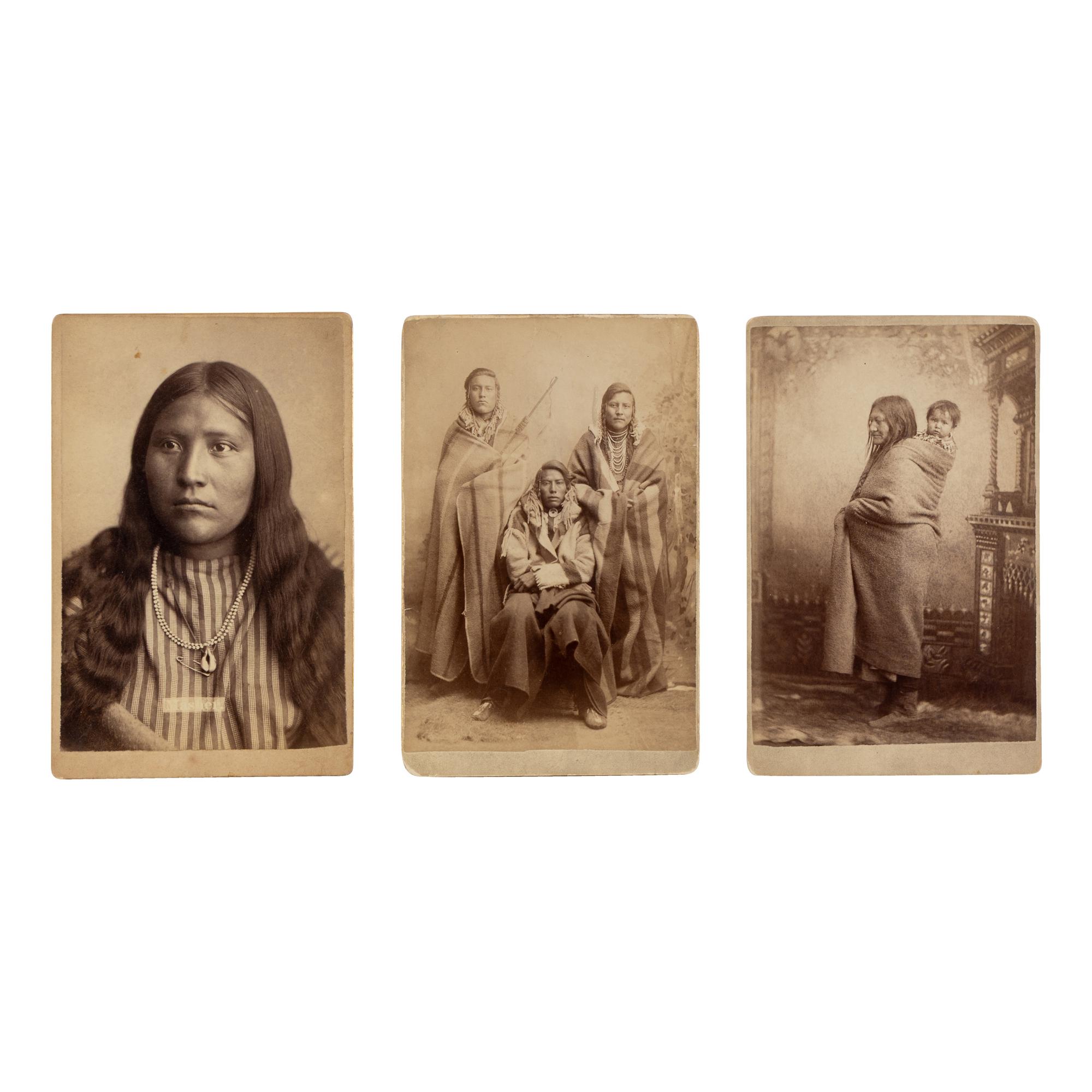 Orlando S. Goff (American, 1843-1916) — Native Americans at Fort Custer, Montana