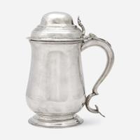 A silver covered tankard Ephraim Brasher (1744-1828), New York, NY, circa 1780
