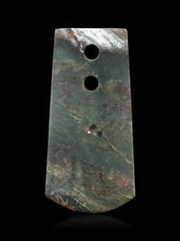 An Archaistic Green Jade Axe