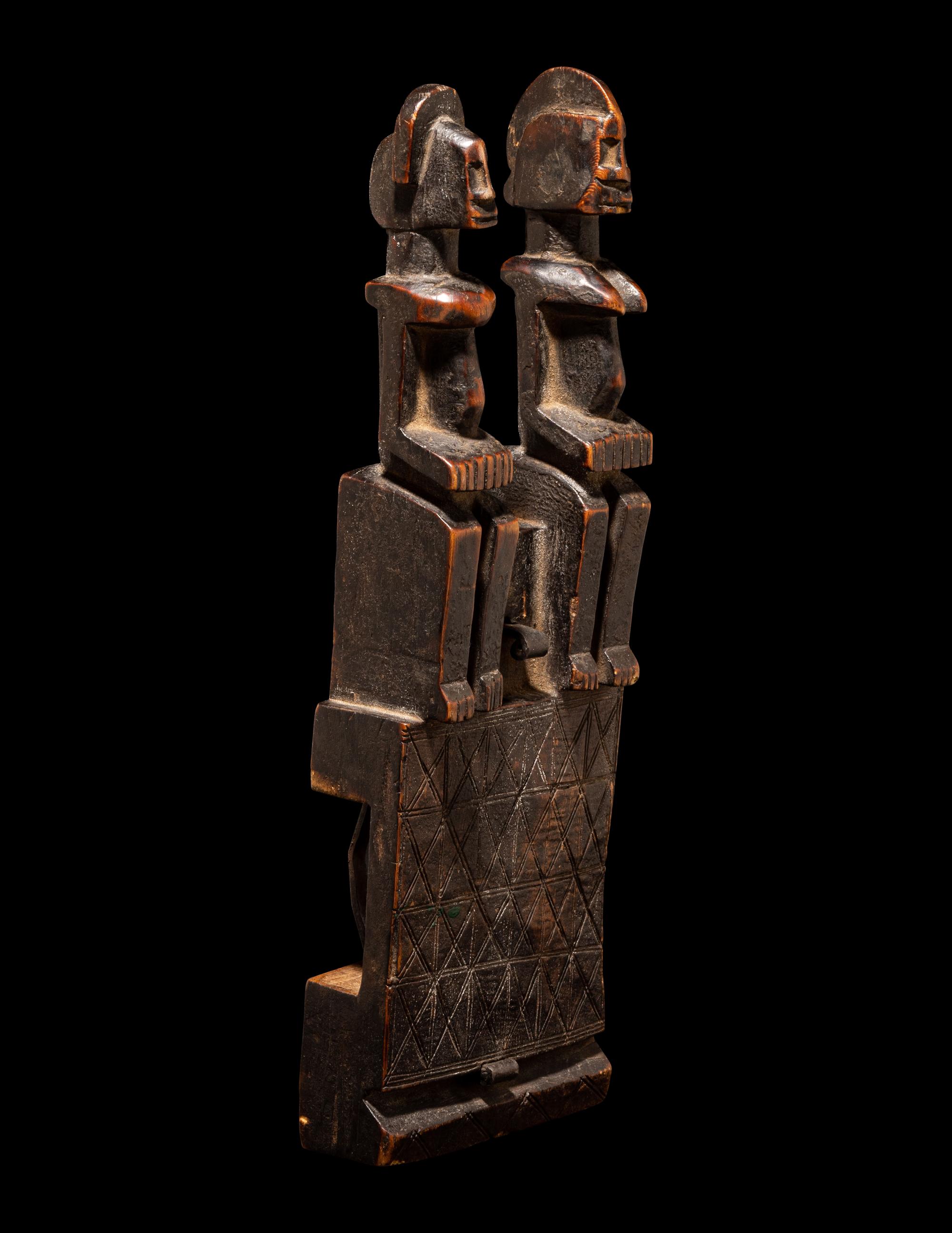 A Dogon Wood Door Lock with Bolts