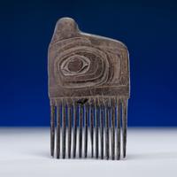 Haida Carved Baleen Comb