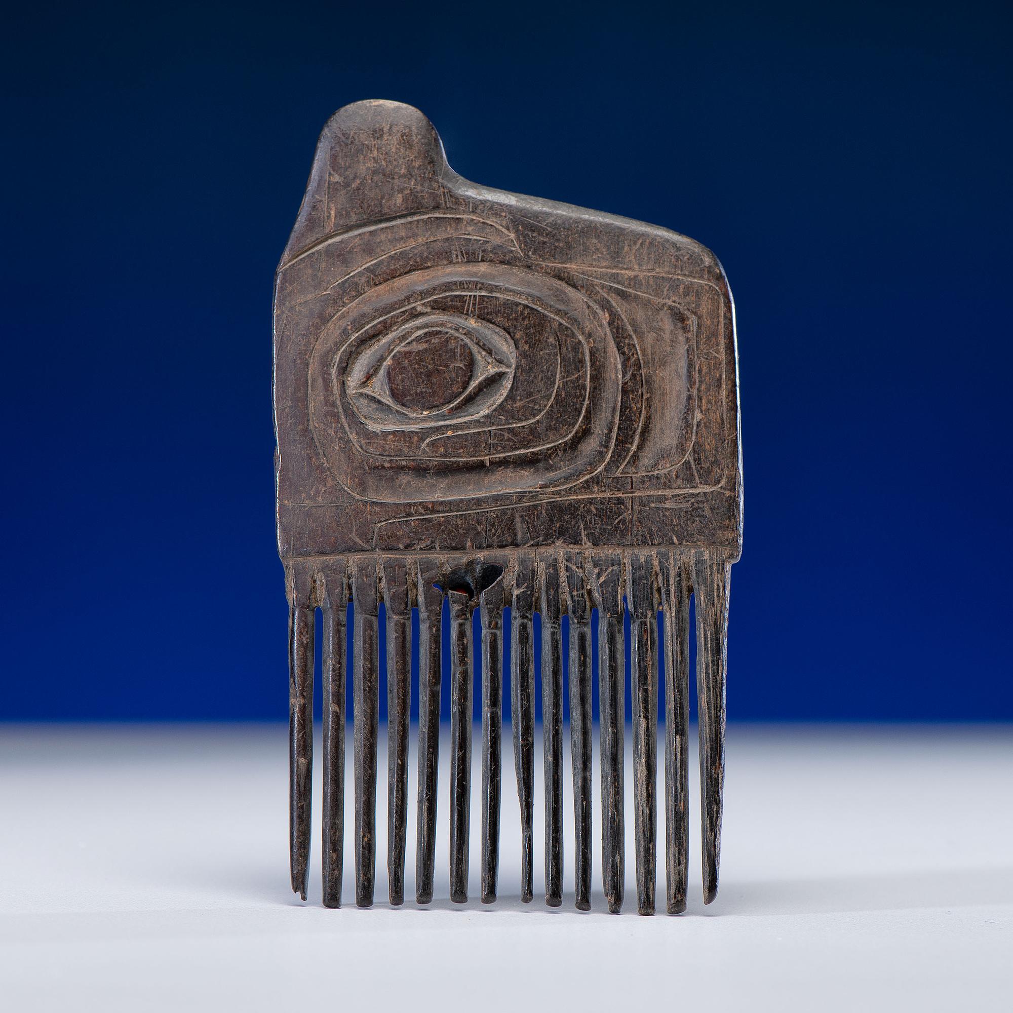 Haida Carved Baleen Comb