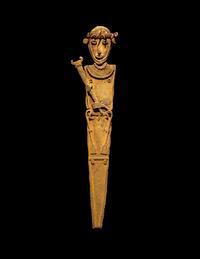 A Muisca Gold Tunjo Figure