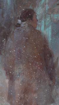 Figure in a Blizzard