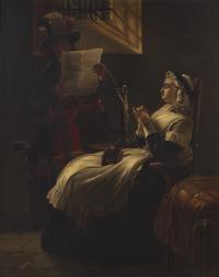 After Edward Matthew Ward (British, 1816–1879) — Marie Antoinette Listening to the Act of Accusation, the Day before Her Trial , after 1859