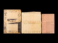 A Group of Baseball Magazines and Ephemera Including Lou Gehrig and Joe DiMaggio,