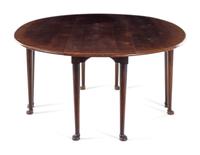 A Queen Anne Style Oak Wake Table