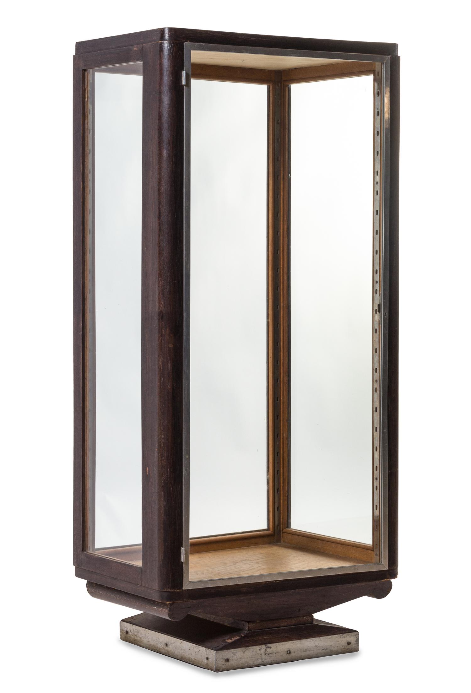 An Art Deco Style Hardwood Vitrine Cabinet — 20TH CENTURY