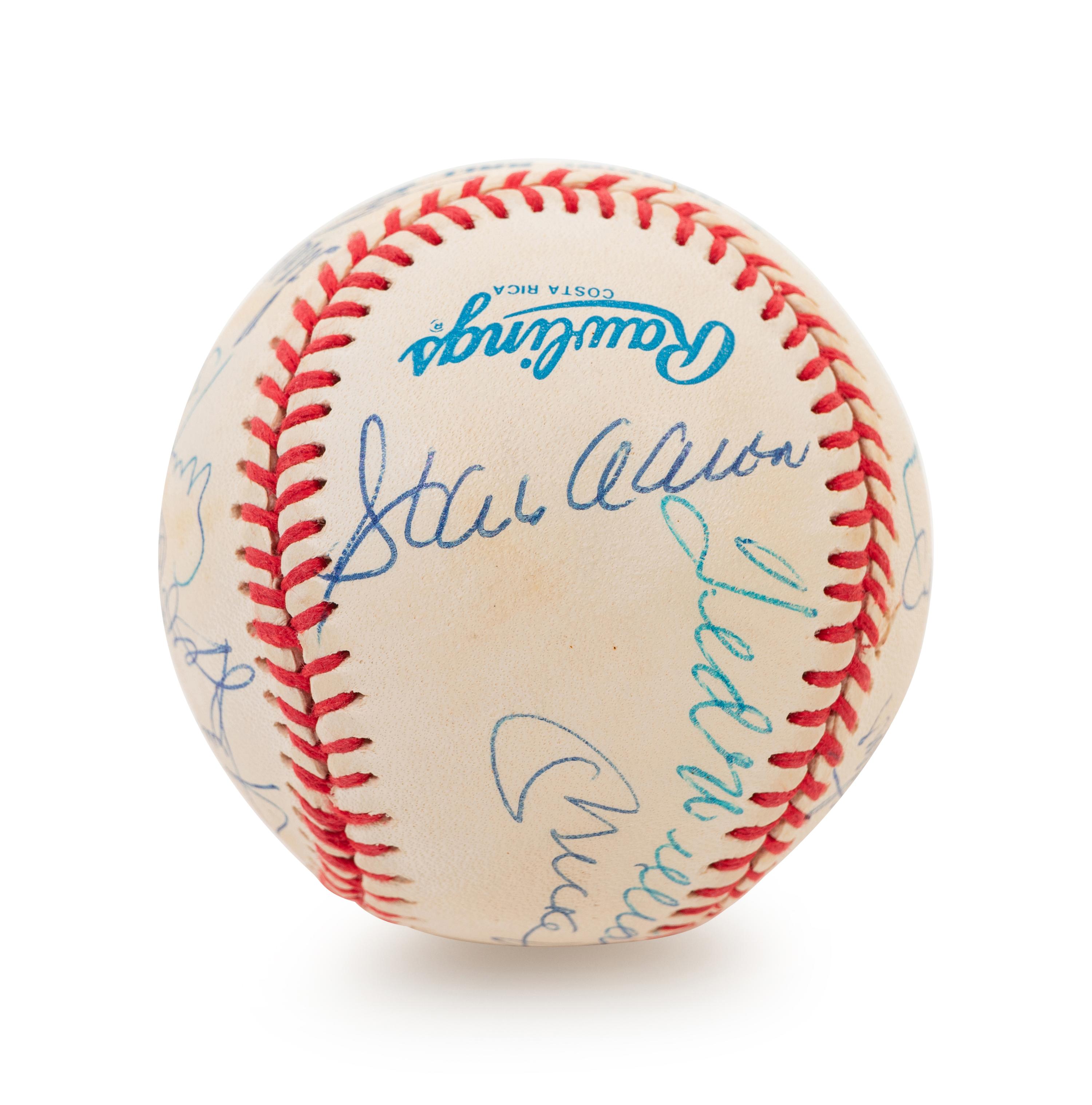 A 1980s 500 Home Run Club Signed Autograph Baseball Featuring 11 Autographs (PSA Authentic)
