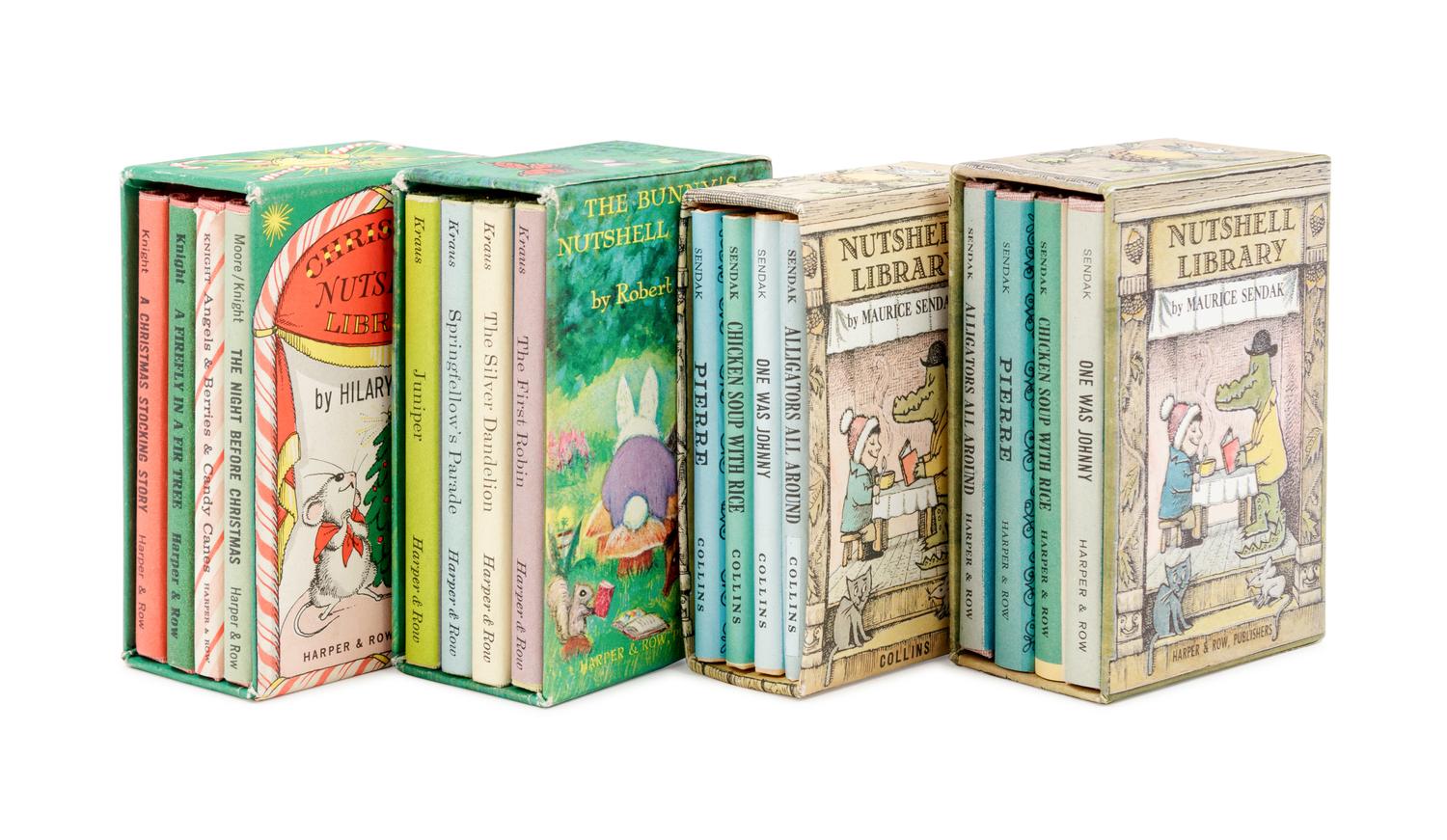 [CHILDREN'S BOOKS] -- [NUTSHELL LIBRARY]. Four editions of the Nutshell Library , comprising: