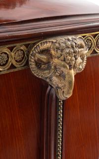 A George III Style Mahogany and Gilt Bronze Mounted Cellarette