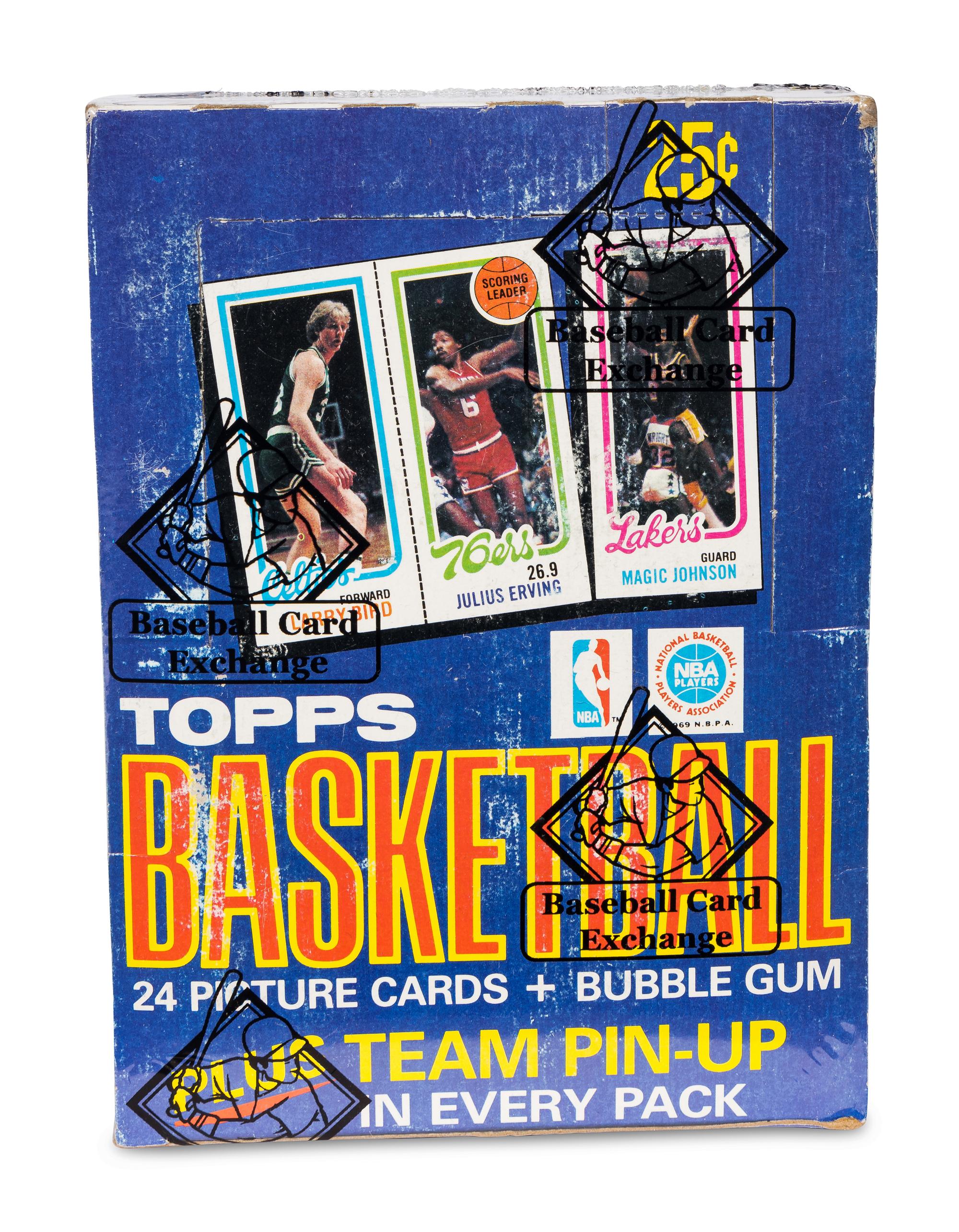 An Unopened Box of 1980 Topps Basketball Cards (36 Packs) BBCE Authenticated (Possible Magic Johnson/Larry Bird Rookie Cards)