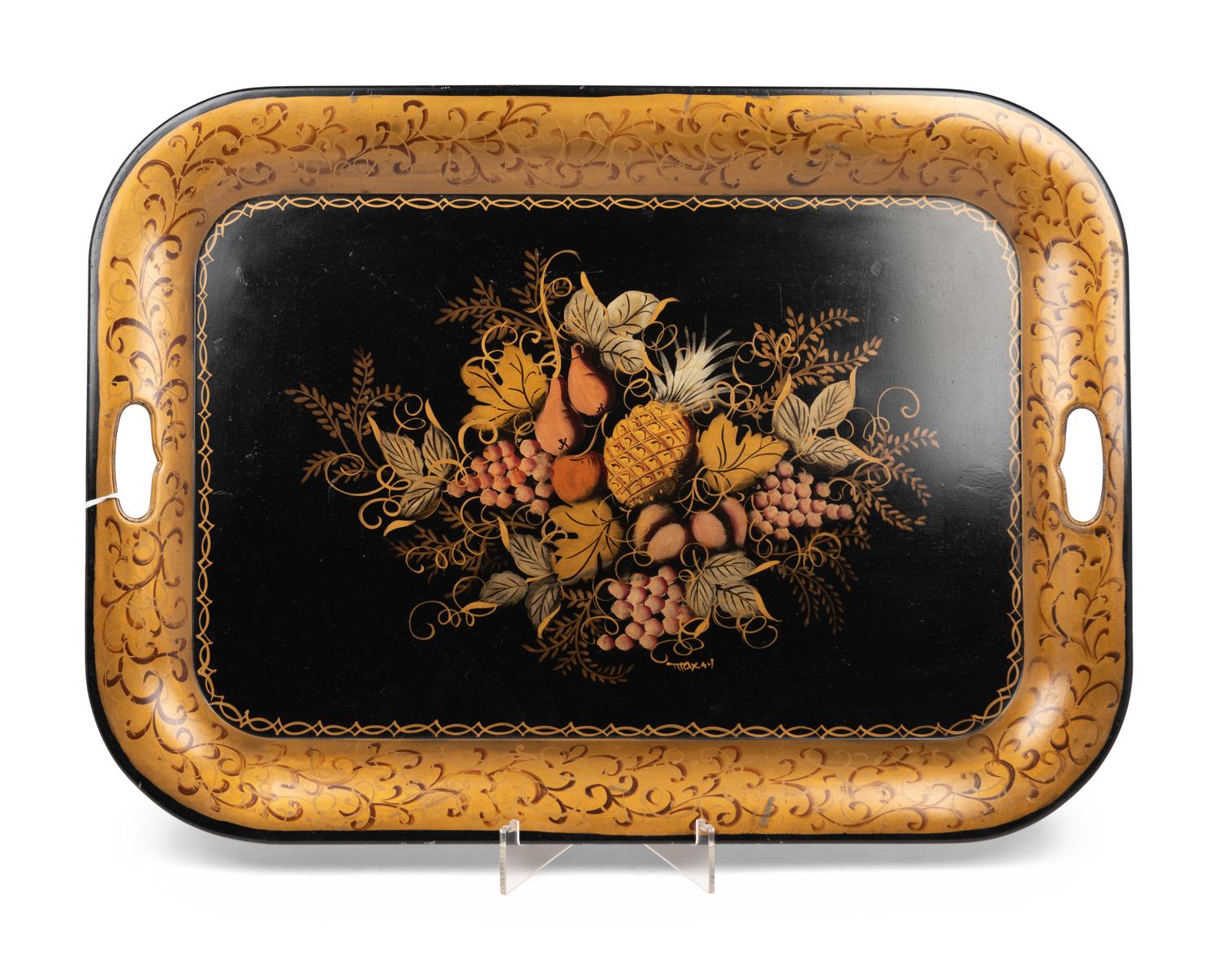 Two English Tôle Trays