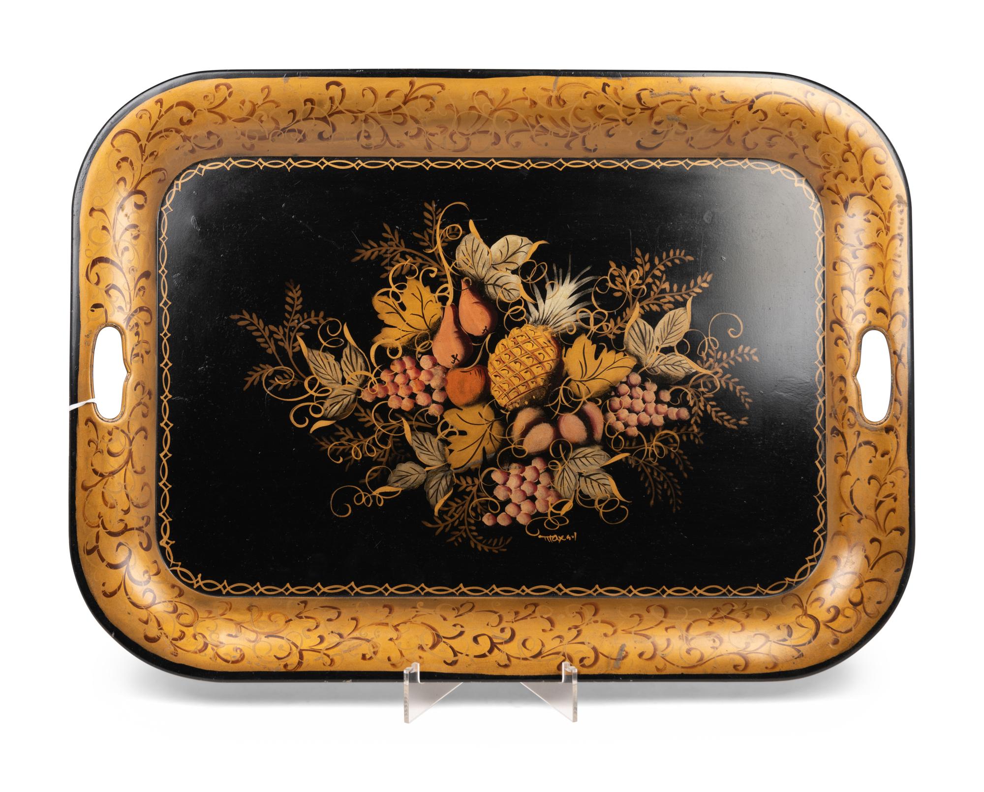 Two English Tôle Trays