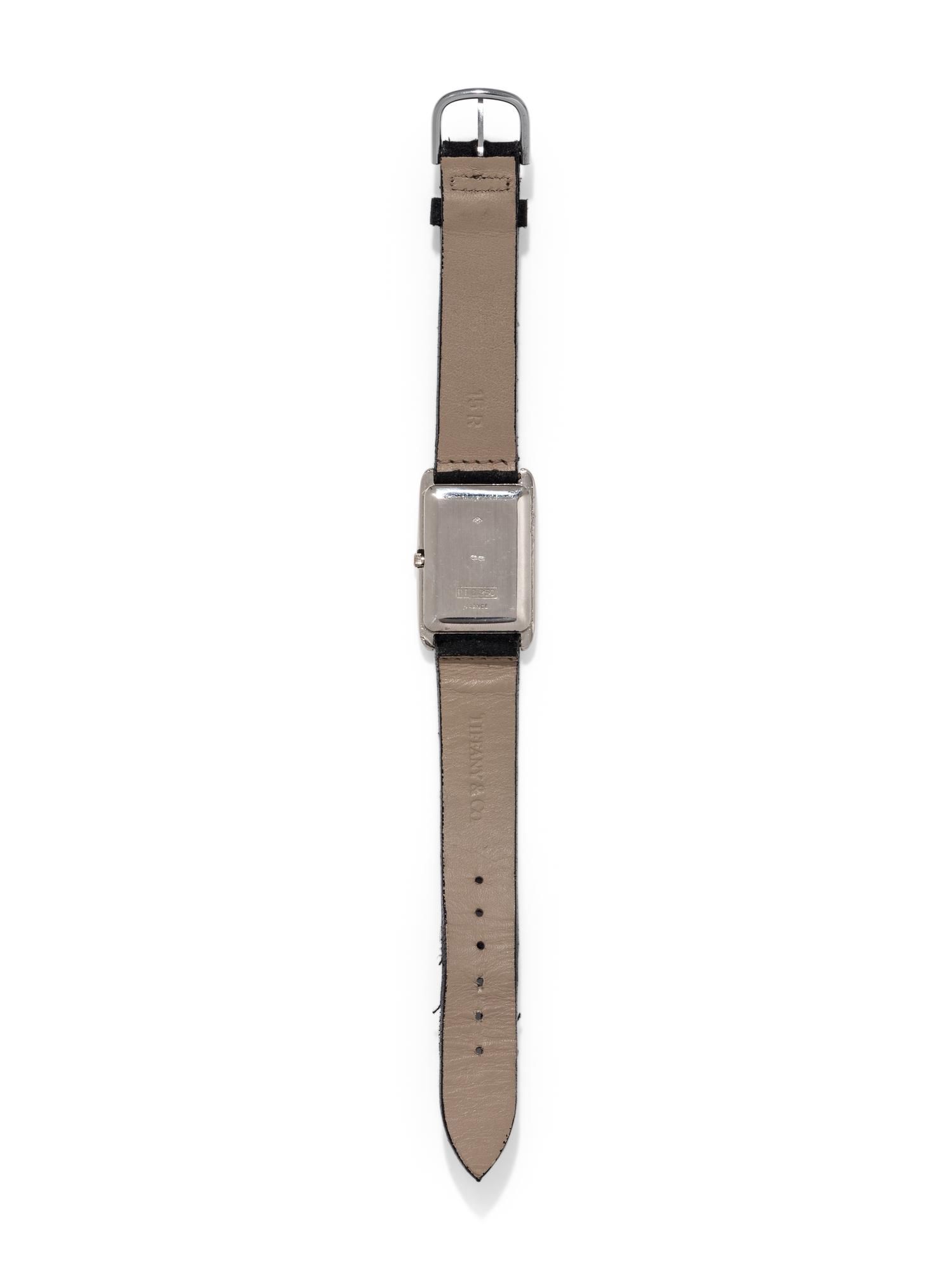 TIFFANY & CO., PLATINUM WRISTWATCH