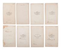 [CIVIL WAR - ARMY OF POTOMAC]. BRADY, Mathew (1822-1896), photographer. A group of 37 CDVs of Union generals, incl. MEADE, FRANKLIN, STONEMAN, BURNSIDE, TYLER, KEYES, GRIFFIN, MARTINDALE, and HATCH, MOH.