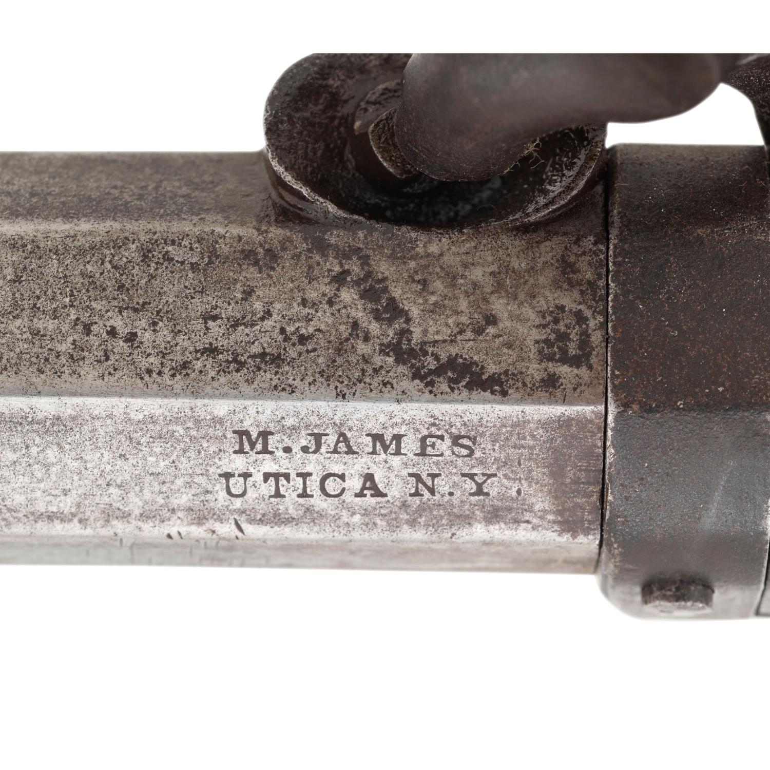 Percussion Target Rifle by Morgan James of Utica, NY