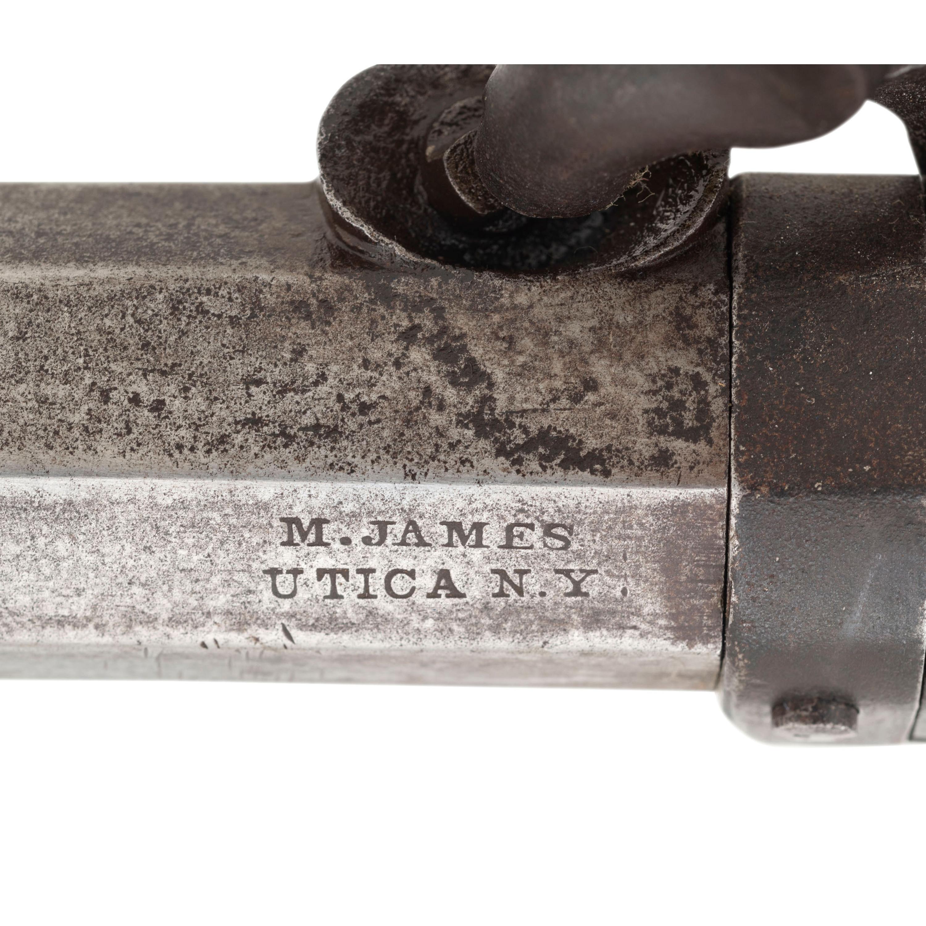 Percussion Target Rifle by Morgan James of Utica, NY