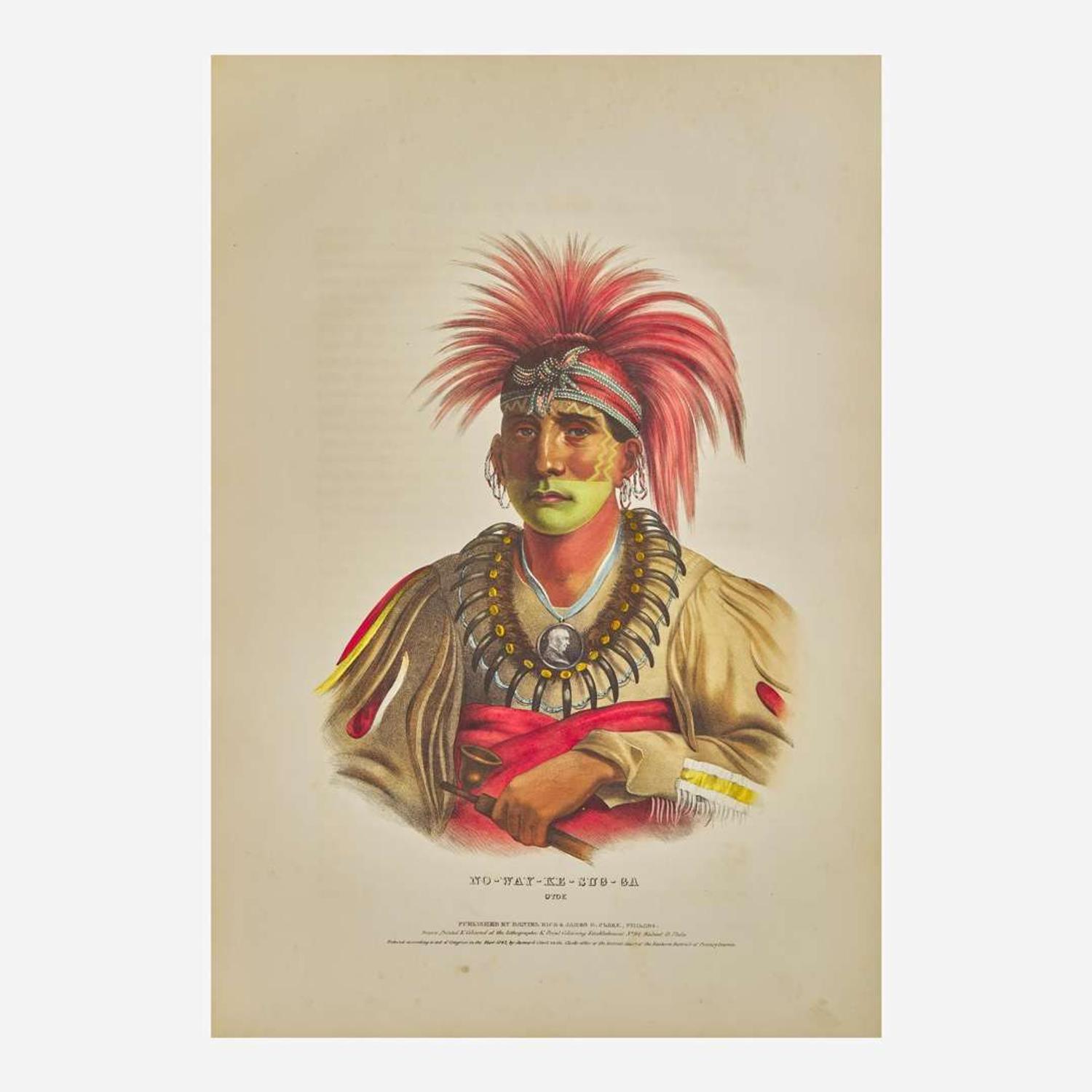 [Native Americana] M'Kenney, Thomas L., and James Hall History of the Indian Tribes of North America, with Biographical Sketches and Anecdotes of the Principal Chiefs...
