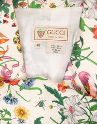 Gucci Floral Jacket and Matching Bag, 1990-2000s