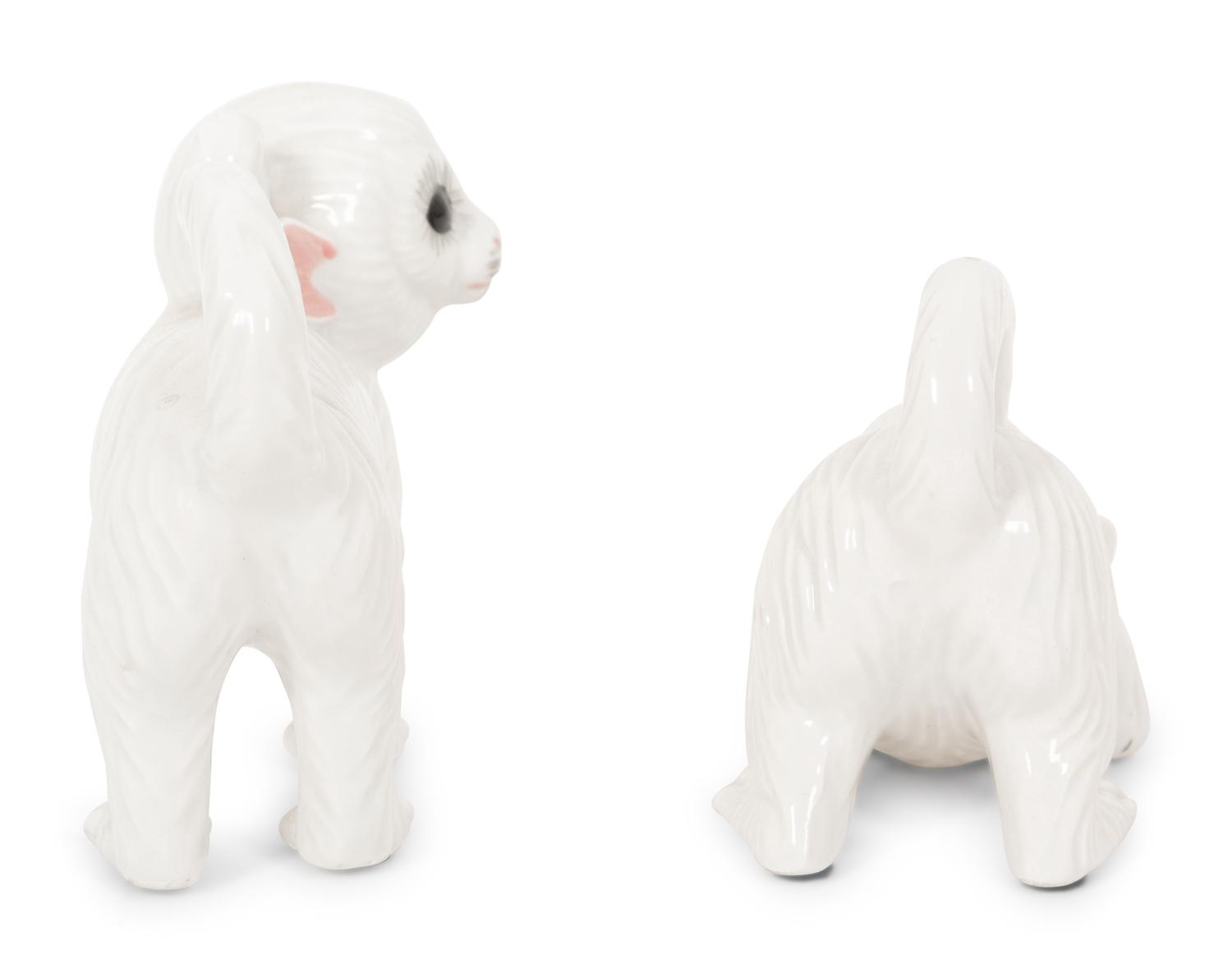 A Group of Five Italian Ceramic Animal Figures