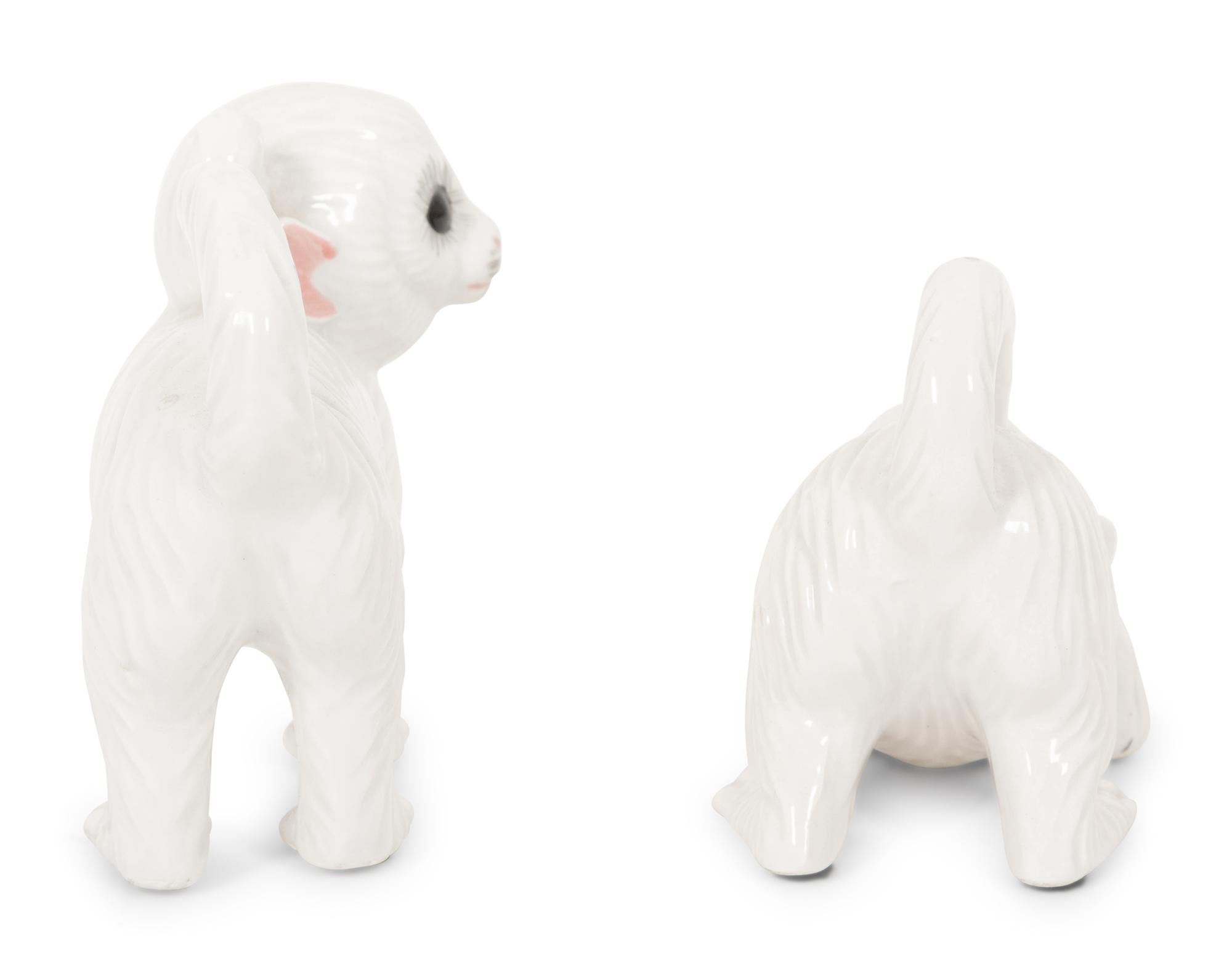 A Group of Five Italian Ceramic Animal Figures