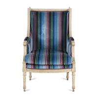 A Louis XVI Painted Bergère