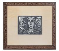 George Rouault (French 1871-1958) Les Visages engraving 6 x…