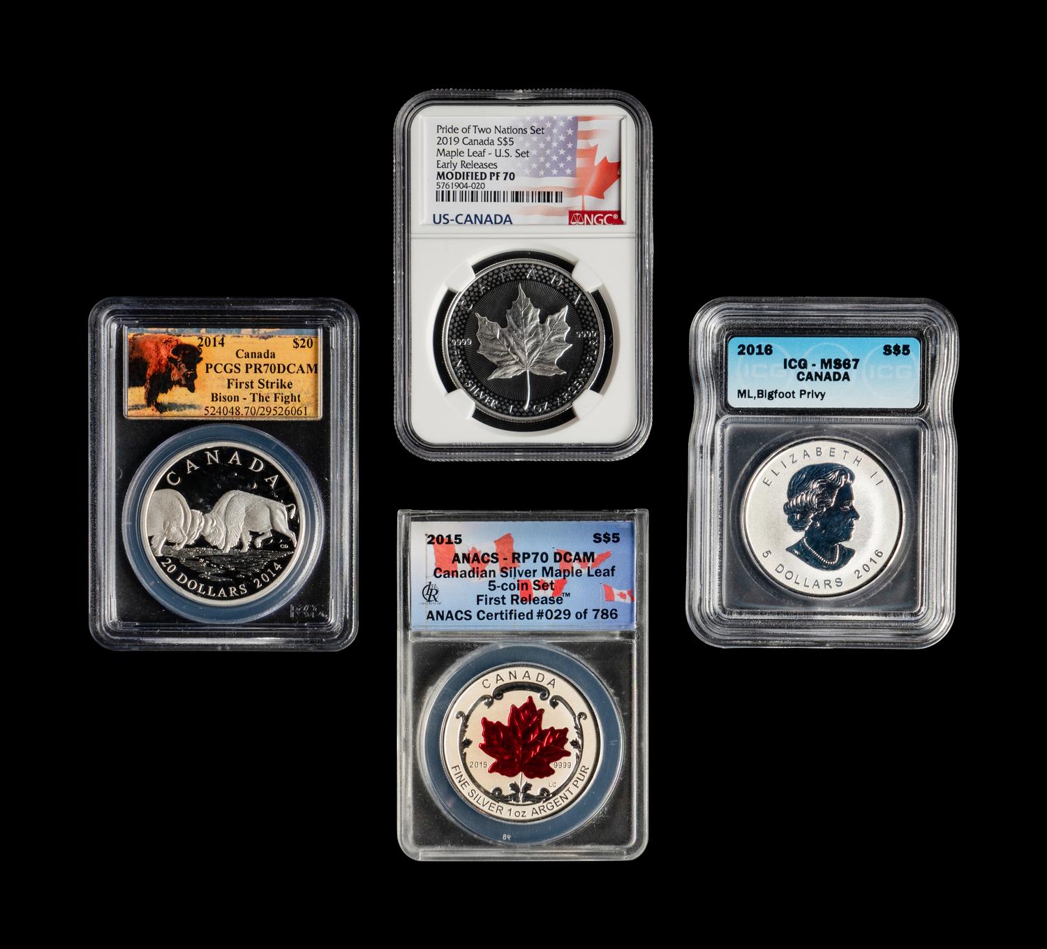 [CANADA] A Collection of Royal Canandian Mint Issued Silver and Gold Coins