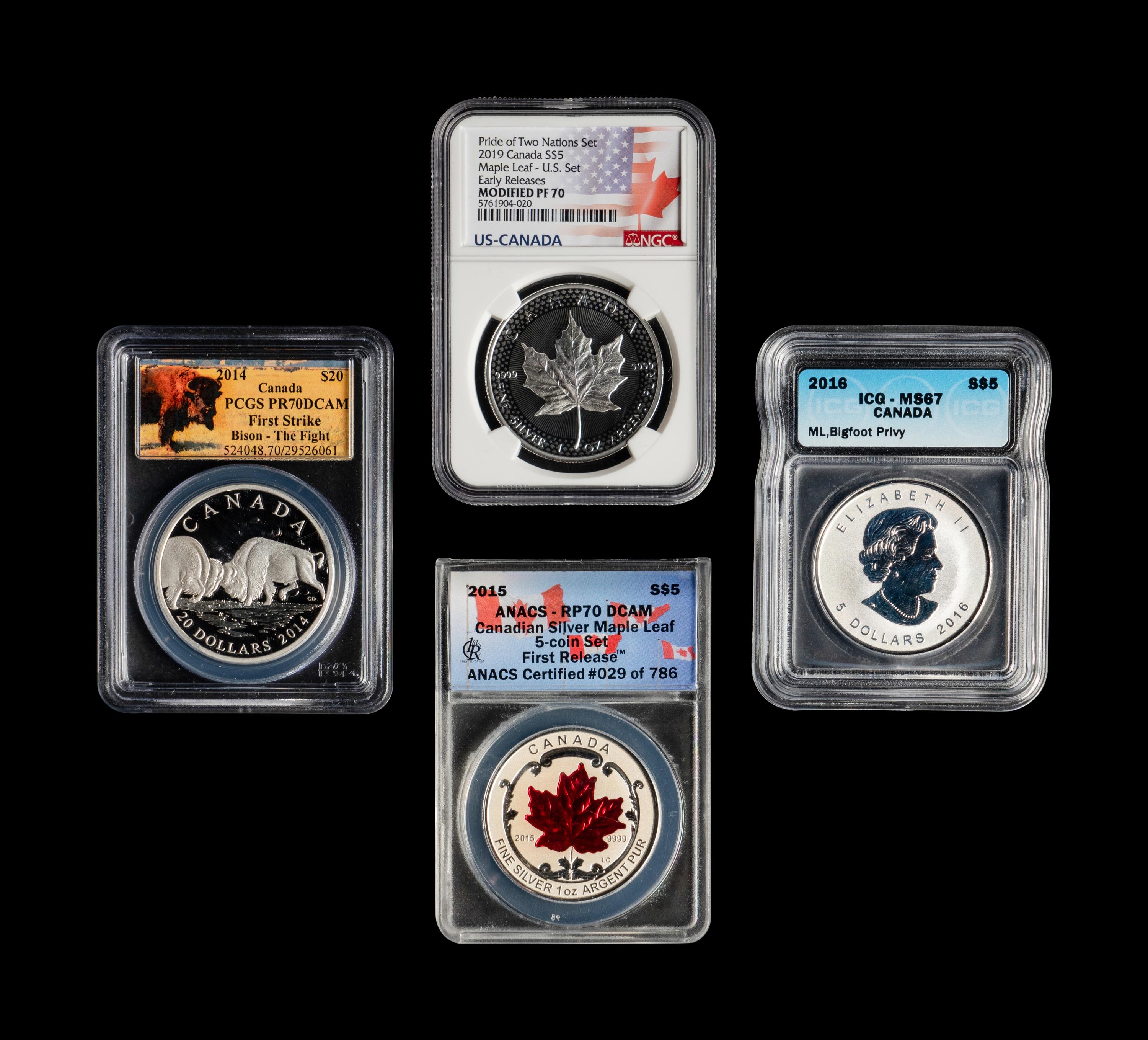 [CANADA] A Collection of Royal Canandian Mint Issued Silver and Gold Coins