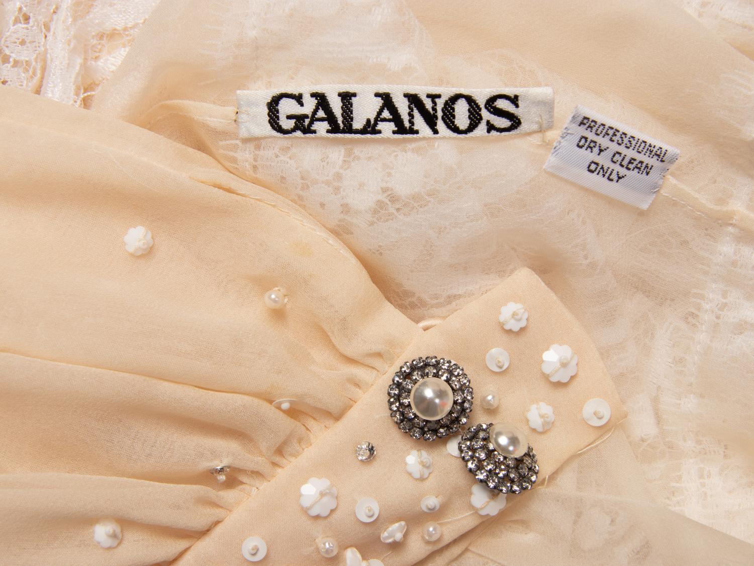 Galanos, Lace Cocktail Dress