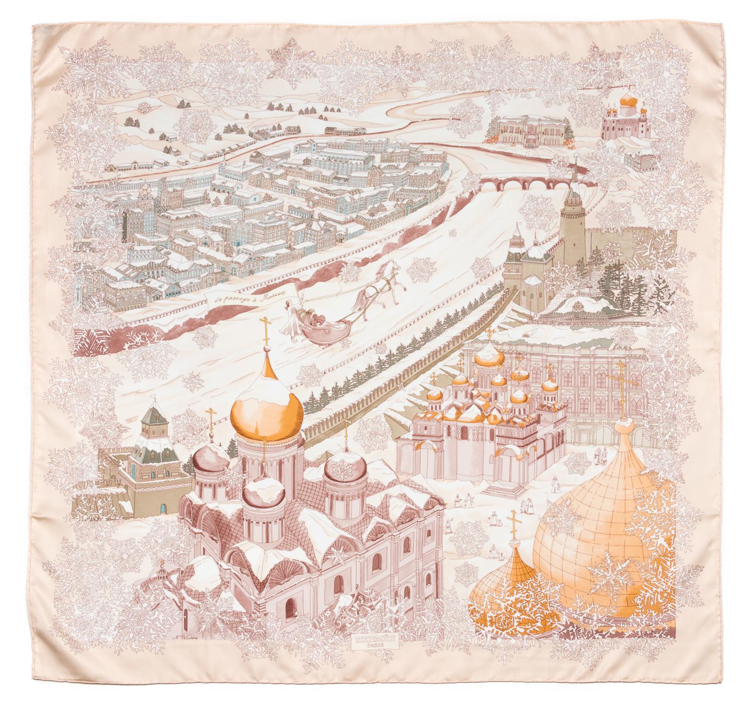 An Hermes 90cm Silk Scarf, 36"x36".