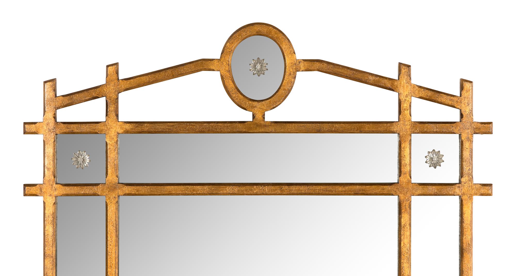 A Contemporary Giltwood Mirror