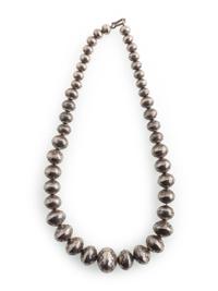 Stamped Navajo Pearl Necklace