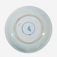 A large Chinese famille verte-decorated porcelain "Three Friends" dish Kangxi period