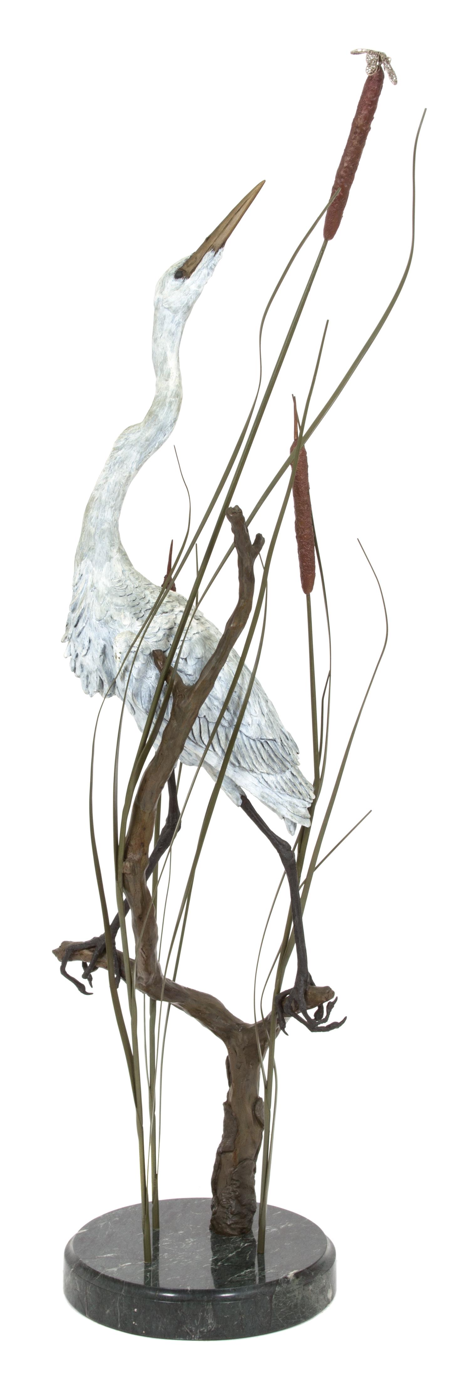 William Turner, (American b. 1934), Crane and Dragonfly, 1991