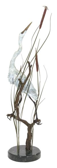 William Turner, (American b. 1934), Crane and Dragonfly, 1991