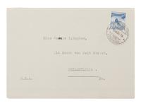 JUNG, Carl Gustav (1875-1961). Typed letter signed ("C. G. Jung"), to Miss Jeanie E. Hughes. Küsnacht, Zürich, 6 March 1937. 1 page, 4to (293 x 209 mm), on personal stationery, with original typed envelope.