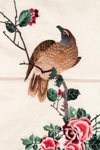 Four Chinese Silk Panels