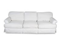 A Suite of White Cotton Upholstered Seating Furniture — 20TH/21ST CENTURY