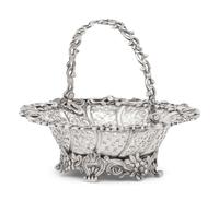 A George II Silver Sweetmeat Basket