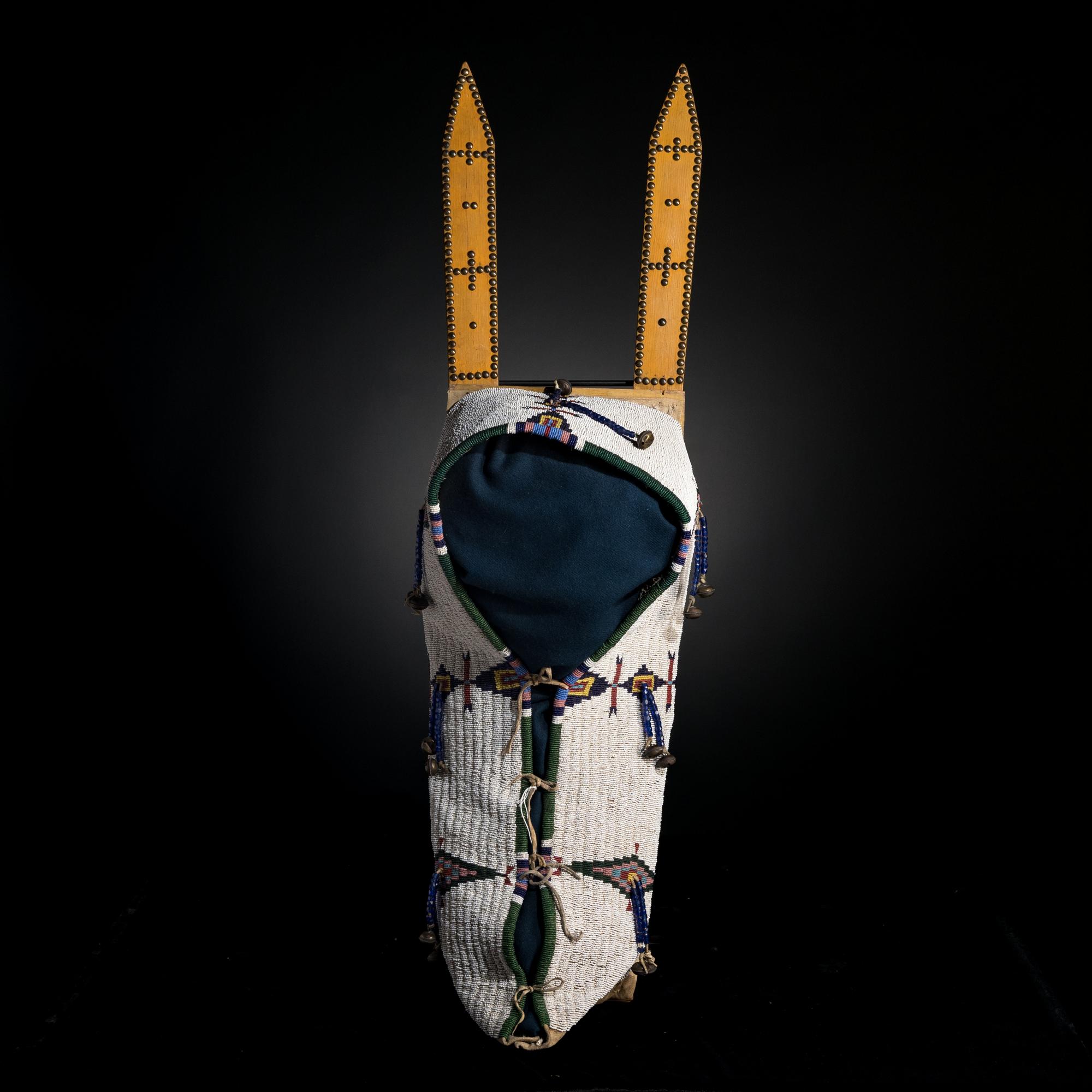 Cheyenne Full-Size Beaded Hide Cradle