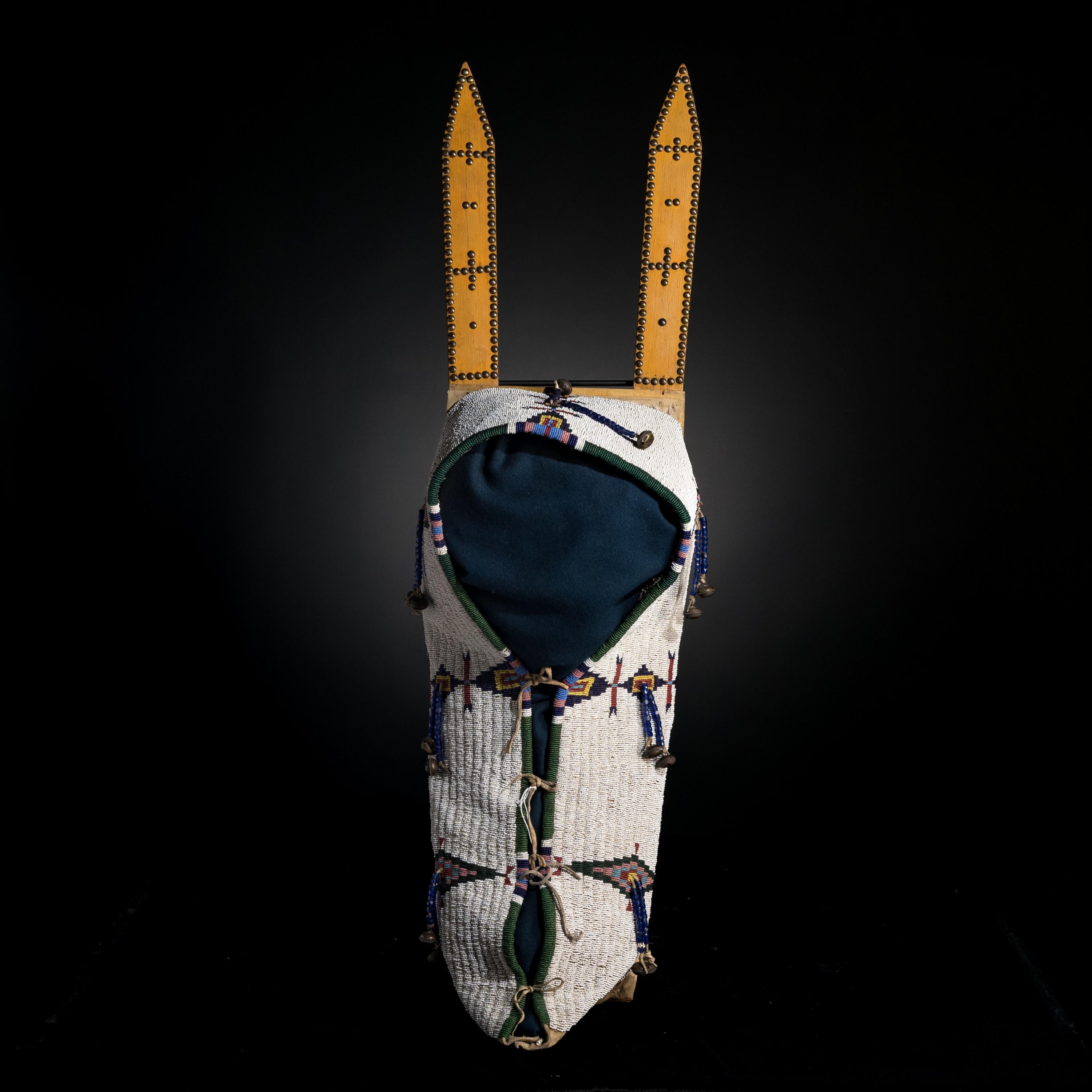 Cheyenne Full-Size Beaded Hide Cradle