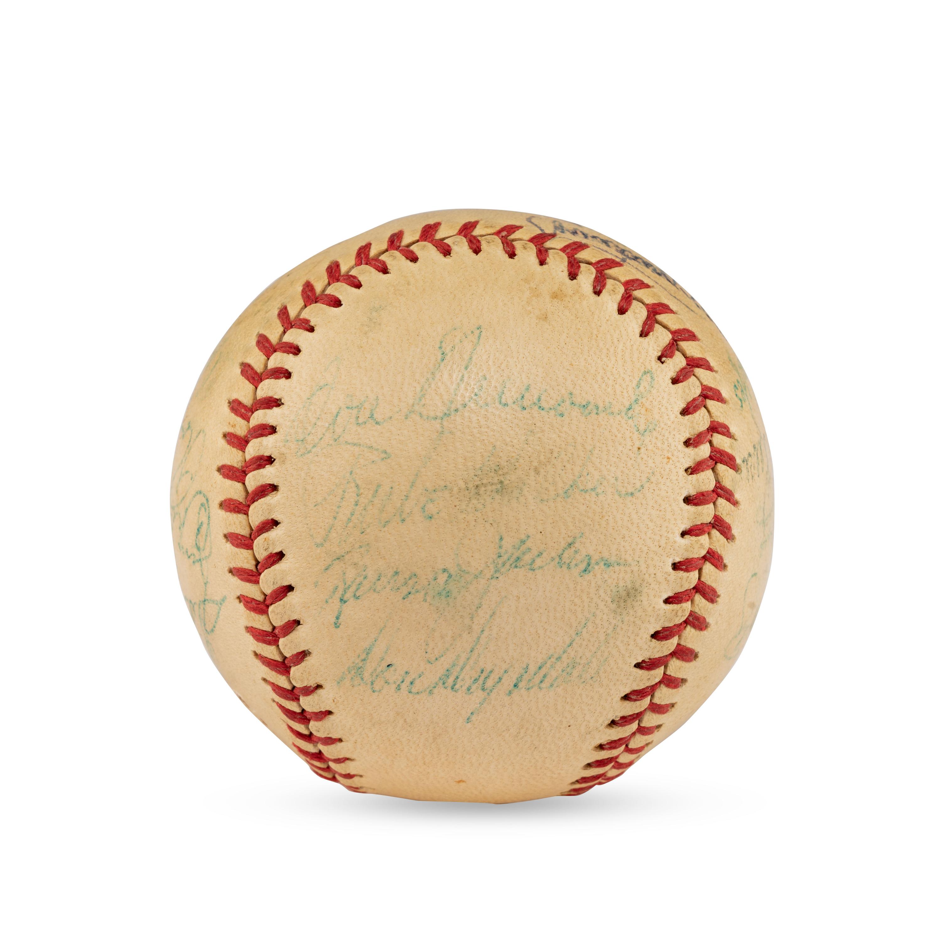 A 1957 Brooklyn Dodgers Team Signed Autograph Baseball (Beckett Authentication Services Letter of Authenticity)