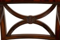 A Pair of Regency Style Mahogany Open Armchairs — 20th Century