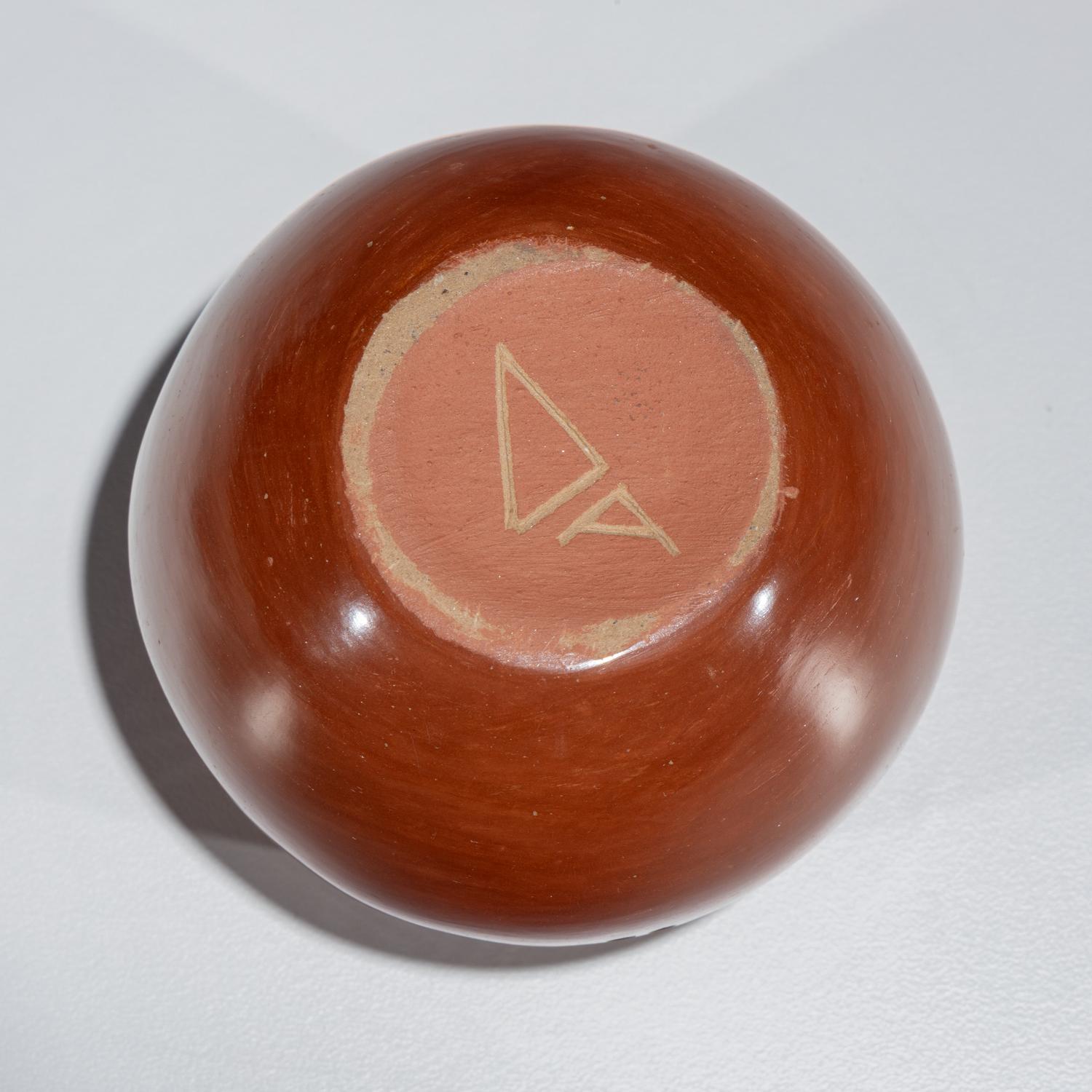 Sgraffito Redware Pottery Jar