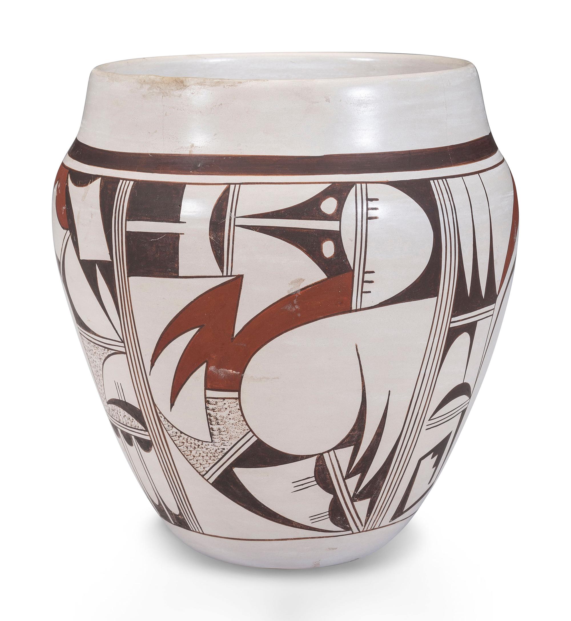 Polychrome Pottery Jar