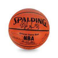 A Group of Vintage Chicago Bulls Team Signed Items (Beckett Authentication Services BAS Certified),