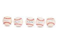 A Group of Over 70 New York Yankees Signed Autograph Baseballs,
