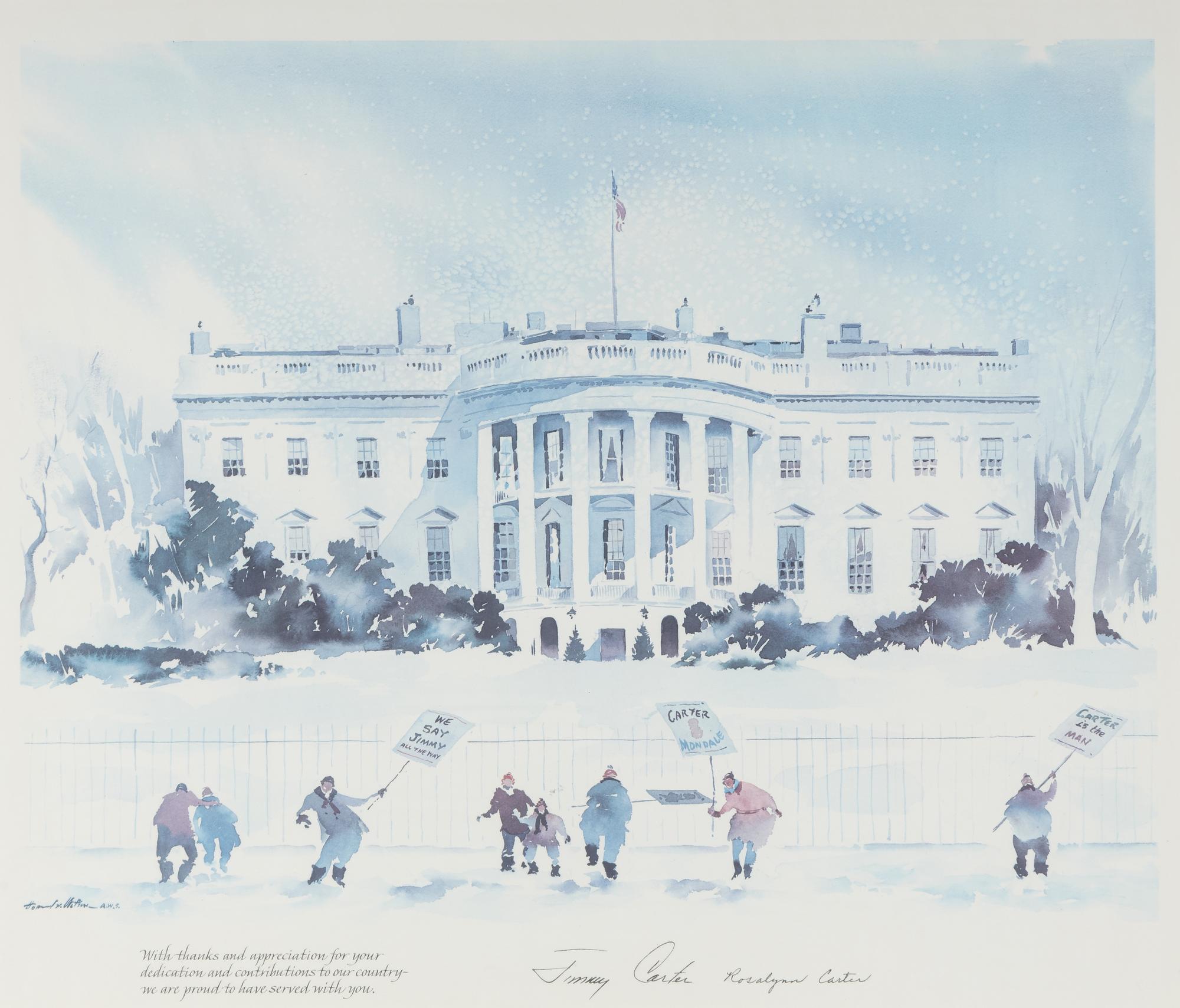 A Print Commemorating President Jimmy Carter's Presidency
